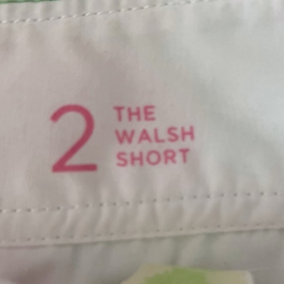 Lilly Pulitzer The Walsh Short Limeade Cheat Ya Green Pink Summer Print Shorts 2 - Picture 6 of 14